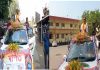 পদ্মশ্রী প্রাপ্ত গুরুমা কমলি সোরেনকে নিয়ে মালদা শহর পরিক্রমা করল আরএসএসের ছাত্র সংগঠন
